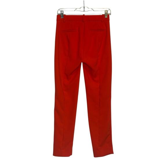 J.Crew orangy red high rise Cameron pants size 0 - Picture 2 of 10